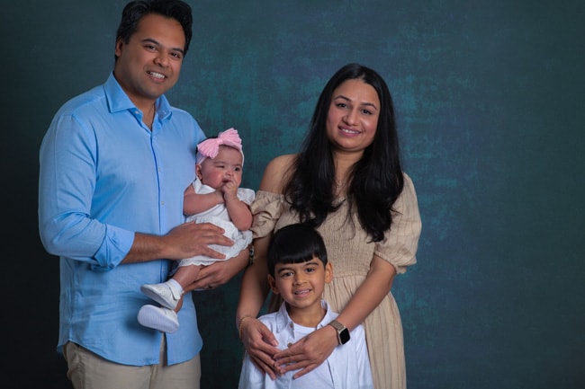 Farheen & Family Studio Photoshoot