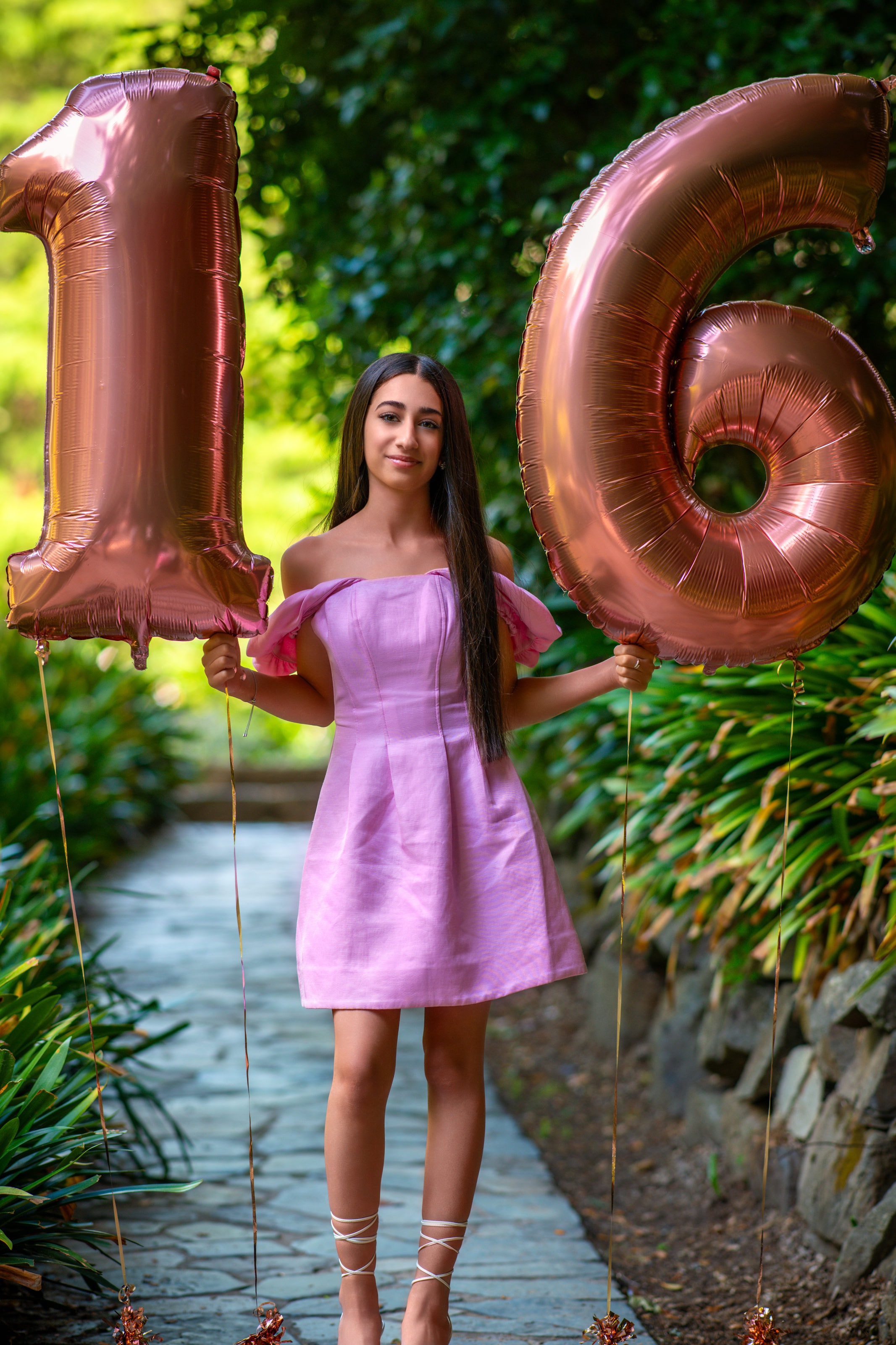 Mary's 16th birthday outdoor photoshoot in Melbourne, Australia